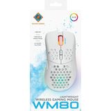 Deltaco WM80 Draadloze Gaming Muis - Lichtgewicht - RGB - 6400 DPI - Wit