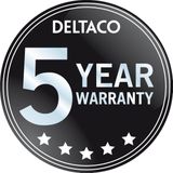 Deltaco WM80 Draadloze Gaming Muis - Lichtgewicht - RGB - 6400 DPI - Wit