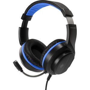 Deltaco GAM-127 Stereo Gaming Headset - PS5 - 3.5mm - Zwart/Blauw
