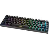DELTACO GAMING DK440R Toetsenbord - Zwart - Draadloos - RGB Verlichting - 65%