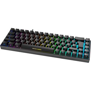 DELTACO GAMING DK440R Toetsenbord - Zwart - Draadloos - RGB Verlichting - 65%