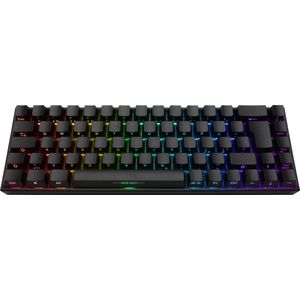Deltaco Gaming DK440 Gaming-toetsenbord, draadloos, RGB- en laserverlichting aan de voorkant, Britse lay-out, zwart