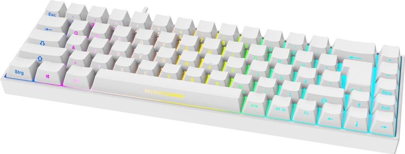 Deltaco Gaming - WK95R - Toetsenbord - Wit - Draadloos - RGB