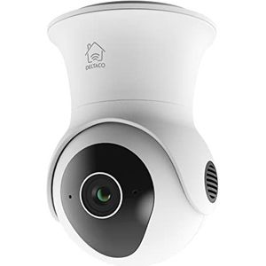 Deltaco Smart Home Slimme IP beveiligingscamera - Outdoor IP65 - PTZ - Beweegbaar - 2MP 1080p - ONVIF/RTSP - Wifi - App - Wit