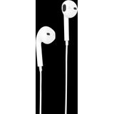 Streetz Semi-in-ear USB-C Koptelefoon - 3-knops afstandsbediening - Wit - 7333048057495