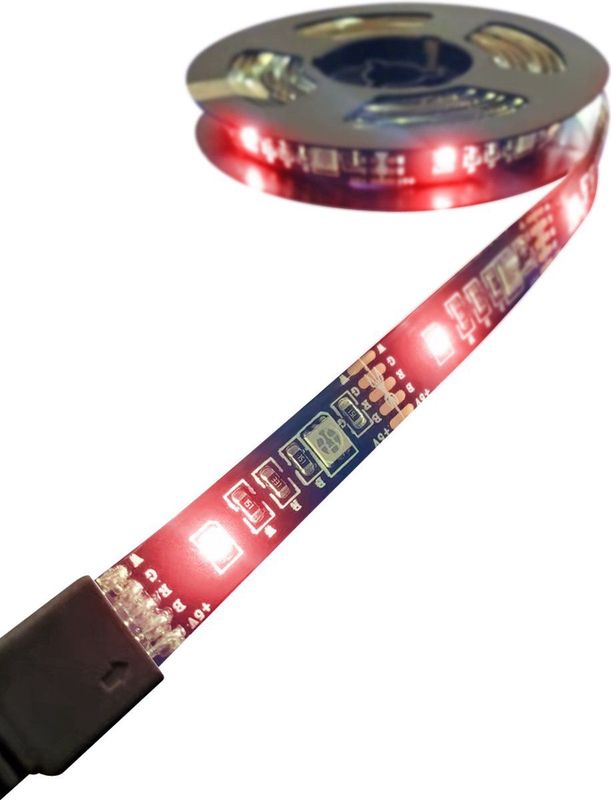 Deltaco - LED-lus op USB - RGBW - LED-strip - 2m - Veelkleurig - Voor Interieur en Buiten