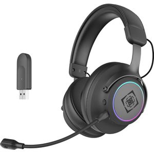 Deltaco Gaming DH440 - Draadloze USB Gaming Headset - 7.1 Surround - RGB - Zwart