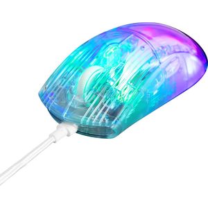 Deltaco Gaming DM330 Gaming Muis - USB - Incl. Software - RGB - Transparant