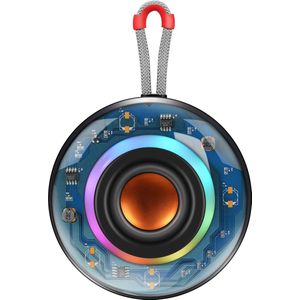 Deltaco S110-BLK (8 h, Oplaadbare batterij), Bluetooth luidspreker, Zwart