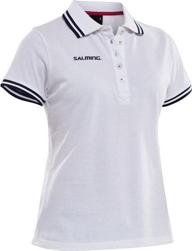 Salming - Team Korte Mouw Poloshirt - Katoen - Contraststrepen