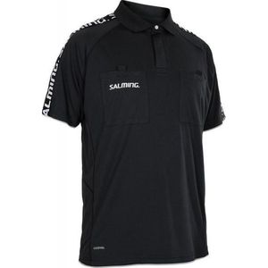 Salming Referee Polo Heren - Zwart - maat M