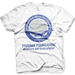 Macgyver - Phoenix Foundation T-Shirt - XX-Large - Wit