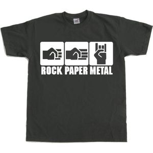 Hybris Rock-Paper-Metal Dark-Grey-L