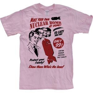 Hybris Make Your Own Nuclear Bomb Pink-XL