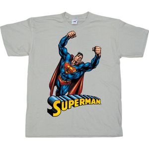 Superman Flying T-Shirt Khaki-M