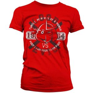 Teenage Mutant Ninja Turtles Dames Tshirt -L- Good VS Evil Rood