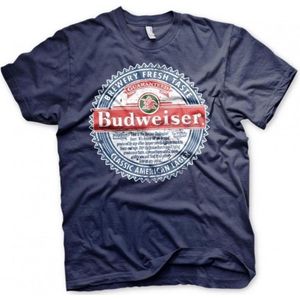 Budweiser - T-Shirt - Rood - Katoen