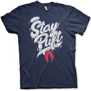 Ghostbusters - Stay Puft T-Shirt - Navy