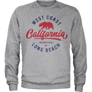West Coast California Sweatshirt Heather-Grey-L