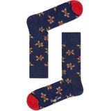 Happy Socks - Gingerbread Sock - Huissokken - Kuitlengte - Katoenmengsel