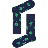 Happy Socks - Big Luck - Huissokken - Navy - Hoog Model - Versterkte Hiel en Teen