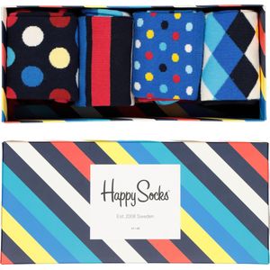 Happy Socks - Gift Box - Huissokken - Multicolor - Natuurlijke Materialen - 4 Paar
