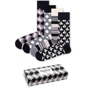 Happy Socks sokken, Happy Black White Gift Box