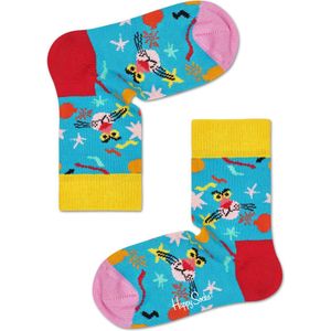 Happy Socks KIDS - Pink Panter - Blauw Multi - Gekamd Katoen