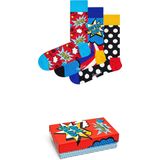 Happy Socks - 3-Pack Super Dad Socks - Multicolor - Katoen