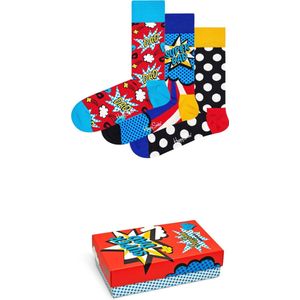 Happy Socks - 3-Pack Super Dad Socks - Multicolor - Katoen