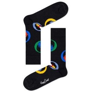 Happy Socks sokken The Beatles bright spot zwart unisex