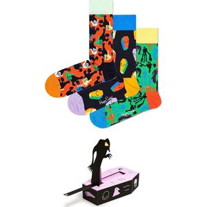 Happy Socks - Halloween Socks Gift Set - Unisex Sokken - 3-pack - Cadeauverpakking