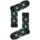 Happy Socks - Kerstsokken - Kerstnacht - Zwart - Unisex
