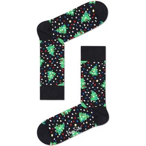 Happy Socks - Kerstsokken - Kerstnacht - Zwart - Unisex