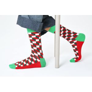 Happy Socks - Filled Optic Sock - Unisex Sokken