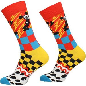 Happy Socks - Mickey-Time - Sokken - Multicolor - Katoenmengsel