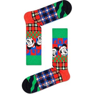 Happy Socks - Kerstsokken - Disney - Sokken Heren - Rood Multi - Maat 41-46