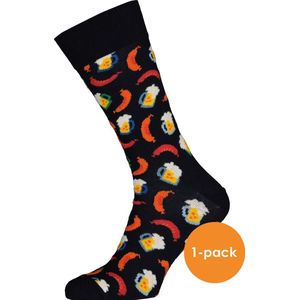 Happy Socks - Beer and Sausage Sock - Unisex - Huissokken
