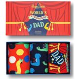 Happy Socks - Gift Set - Sokken - Multikleur - Katoenmengsel - 3 Paar