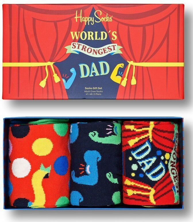 Happy Socks - Gift Set - Sokken - Multikleur - Katoenmengsel - 3 Paar