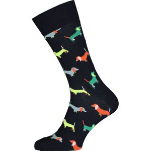 Happy Socks - Puppy Love - Casual Sokken - Meerkleurig - 1 stuk