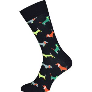 Happy Socks - Puppy Love - Casual Sokken - Meerkleurig - 1 stuk