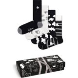 Happy Socks - Black And White Socks Gift Set - Sokken - Unisex - 4-pack