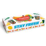 Happy Socks - Healthy Lifestyle Socks Gift Set - Unisex Sokken - 4-pack - Cadeauverpakking