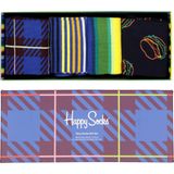Happy Socks - 4-Pack Sokken - Blauw - Huissokken