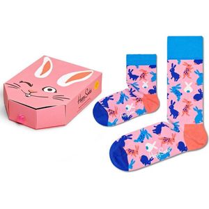 Happy Socks - Mini & Me Bunny Gift Set - Unisex Sokken - Cadeauverpakking