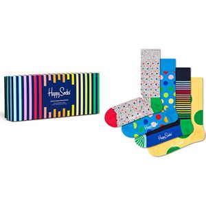 Happy Socks - Colorful Classics - Sokken - Unisex - 4-pack - Cadeauverpakking