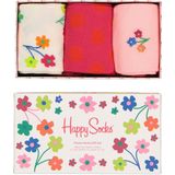 Happy Socks Flower Socks Gift Set (3-pack) - gekleurde bloemenzee - Unisex - Maat: 36 - 40
