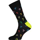 Happy Socks - Palm Sock - Zwart - Unisex - 1 Paar Sokken