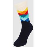 Happy Socks - Faded Diamond - Huissokken - Navy